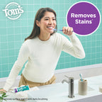 Tom's of Maine Whole Care Natural Toothpaste with Fluoride, Spearmint, 4 Ounce (Pack of 3), (Packaging May Vary)