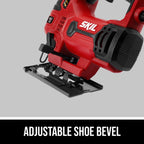 SKIL 6 Amp Corded Jig Saw with Tool-Free Blade Change - JS314901