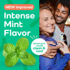Plackers® Micro Line® Floss Picks - Intense Mint, Floss Fiber Made Without PTFE, 300 Count