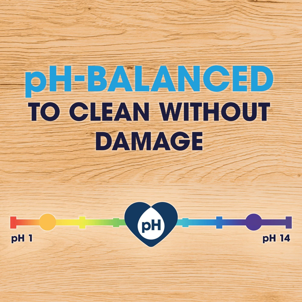 Pledge pH-Balanced Multisurface Spray, Gently Clean 101 Surfaces, Remove Dust and Messes, No Residue - Rainshower Scent, 9.7oz, Pack of 6