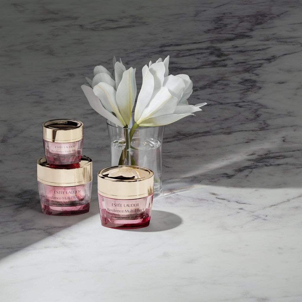 Estée Lauder Resilience Multi-Effect Night Tri-Peptide Face and Neck Cream Moisturizer | Plumping & Anti-Aging, 2.5 Ounce