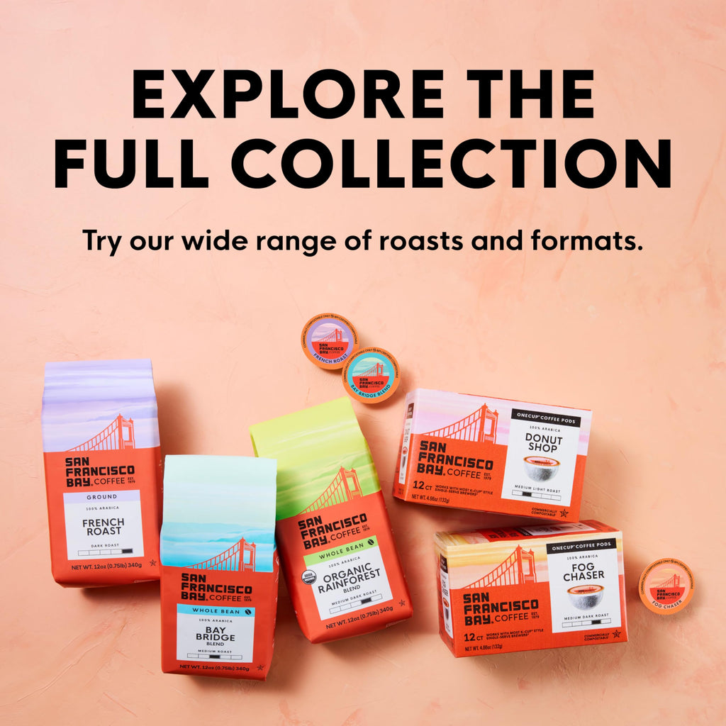 San Francisco Bay Variety Pack Original K-Cup Compatible Coffee Pods, 80 ct