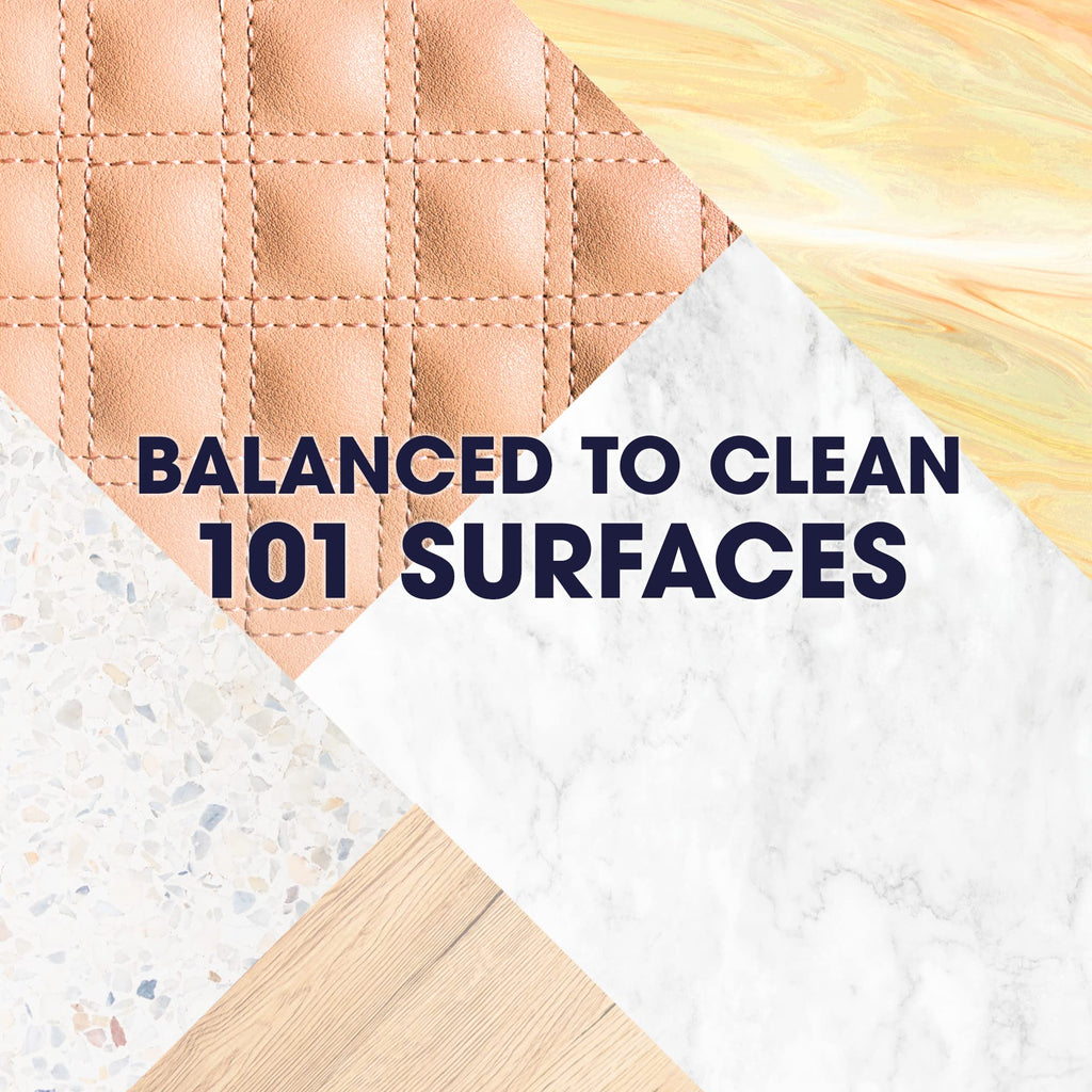Pledge pH-Balanced Multisurface Spray, Gently Clean 101 Surfaces, Remove Dust and Messes, No Residue - Rainshower Scent, 9.7oz, Pack of 6