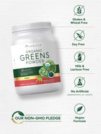 Carlyle Organic Greens Powder | 35.2 oz | 20+ Superfoods & Prebiotics