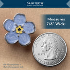 Danforth Forget-Me-Not Lapel Pin | Pewter Handcrafted in USA