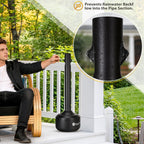 CAROD Steel Cigarette Butt Disposal Outdoor, Rainproof Design Outdoor Cigar Ashtray Receptacle, Standing Ashtray for Smokers Outside Patio, Home, Commercial - 4 Gallon Capacity