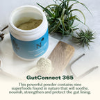 Nature M.D. GutConnect 365 – Chocolate Coconut |Gut Health SuperFood Powder | Vegan Certified | Allergen Free | Non-GMO | Soy Free | Made in the USA | 30 Servings