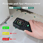 Pinless Moisture Meter for Wall,Floor – Digital Moisture Tester