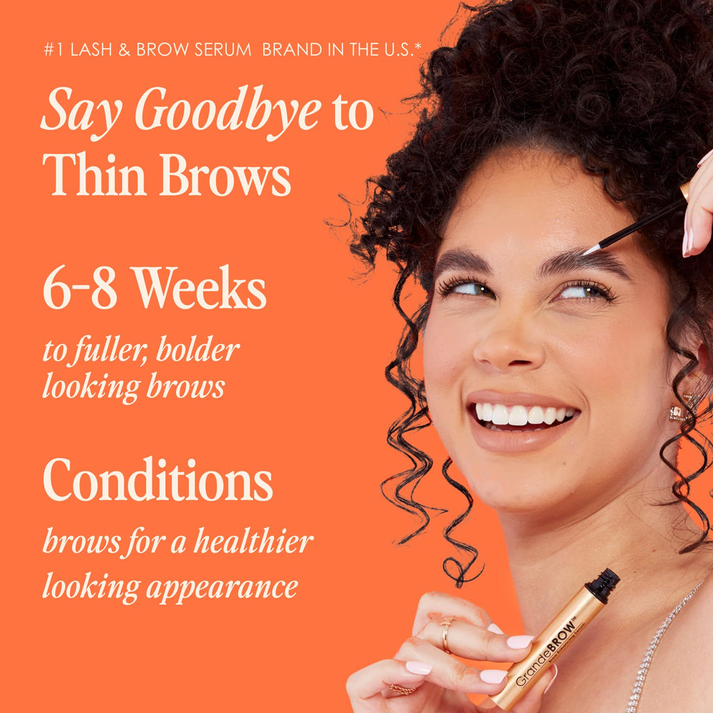 Grande Cosmetics GrandeBROW Brow Enhancing Serum, 1.5mL, 8-Week Supply