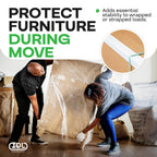 IDL Packaging 2" x 2" x 12" Cardboard Edge Protector, Pack of 200 - White Kraft Cardboard Corners for Shipping - V-Board Reinforced