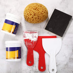 Patelai Knockdown Texture Sponge Drywall Wall Patch Ceiling Texture Sponge Home Decor for Repair DIY Painting Ceiling(4 Pieces,13 x 15 x 6 cm)