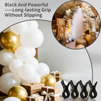 PUGPIU 36 Pack Balloon Arch Clips for Backdrop | Plastic Black Spring Clamps | 3.5 Inch Heavy Duty Clip for Backdrop Stand | Birthday Wedding Decoration | Photography Studio | Crafts | Clothing