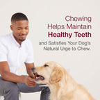 SmartBones Mini Bones Rawhide-Free Dog Treat, Real Peanut Butter, 56 Count
