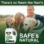 Nani's Pure Neem Oil for Plants Concentrate - Dilute for Use as Organic Neem Oil Spray for Plants, Outdoor & Indoor Use - 100% Cold Pressed - Horticultural Enhanced Plant Health & Shine Need (17 oz)