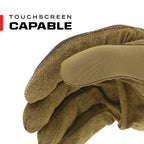 Mechanix Wear: FastFit Work Glove with Elastic Cuff for Secure Fit, Performance Gloves for Multi-Purpose Use, Touchscreen Capable Safety Gloves for Men (Brown, X-Large)