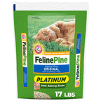 Feline Pine Platinum Non-Clumping Cat Litter 17lb