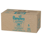 Pampers Diapers - Cruisers 360 - Size 6, 104 Count, up to 100% Leakproof Pull-On Diaper for Active Babies