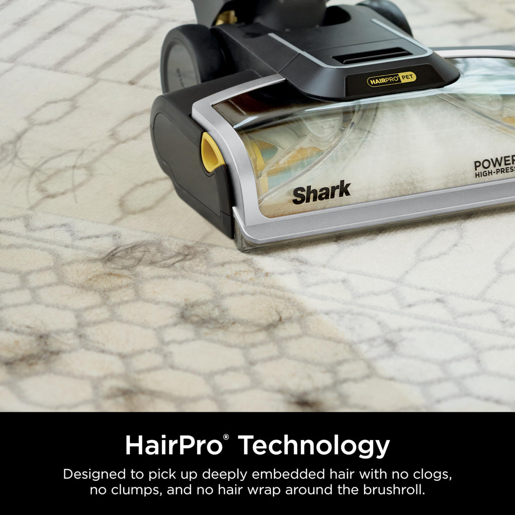 Shark CarpetXpert HairPro | Upright Carpet, Area Rug & Upholstery Cleaner | StainStriker Handheld Tough Stain Remover & Onboard Self Clean | Pet Hair Pickup & Odor Removal | 5 Tools | Navy | EX304