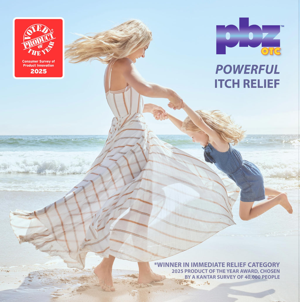 PBZ OTC Antihistamine Cream with 1% Tripelennamine HCl, Kid Safe Itch Relief, 1 Oz, 3 Pack