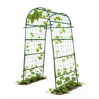 Garden Arch Trellis for Climbing Plants Outdoor, 7 Ft Tall Cucumber Trellis