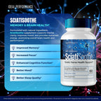 SciatiSoothe for Sciatica Capsules, Sciati Soothe Nerve Health Support, SciatiSoothe Supplement Advanced Formula, Nerve Support Pills - Maximum Strength - SciatiSoothe Reviews (60 Capsules)