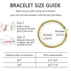 HX SHARE Twisted Cable Bracelet Stylish Fine Stainless Steel Cable Cuff Bracelet with Hook Clasp Bracelets Jewelry for Women 18K Gold （7.6"）