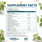 Happee Candida Cleanse Detox Supplement, Gut & Digestive Health, 90 Caps