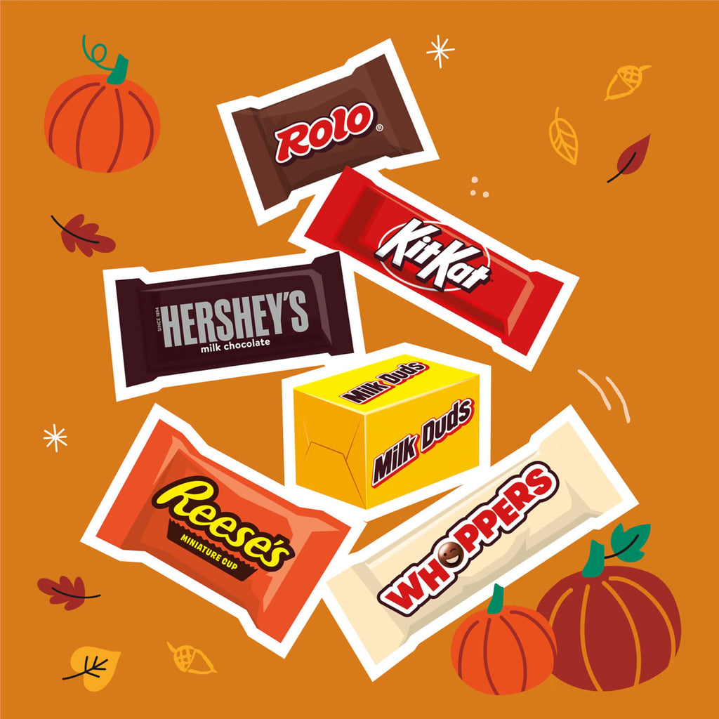 Hershey's Assorted Chocolate Halloween Candy Bulk Variety Pack, 35.93 oz