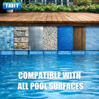 Chlorine Tablets 3 inch 10 Pounds, TABIT Swimming Pool Long Lasting Chlorinating Tablets, Slow Dissolving, Tri-Chlor for Swim Pool, Hot Tubs, Spa