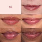 Burt's Bees Shimmer Lip Tint Set, Tinted Lip Balm Stick, Moisturizing for All Day Hydration with Natural Origin Glowy Pigmented Finish & Buildable Color, Fig (4-Pack)