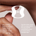 OneSkin FACE SPF OS-01 Peptide Broad Spectrum SPF 30+ Mineral Sunscreen- Scientifically Proven to Protect Skin from UV Aging, Includes Potent Antioxidants (Untinted)