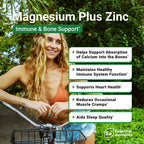 Essential Elements Magnesium Plus Zinc with Vitamin D3 - Scientifically Formulated Heart, Bone, & Muscle Support - 225mg Triple-Strength Magnesium Complex with Glycinate, Malate, Citrate - 360 Count