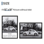 ENJOYBASICS 13x19 Picture Frame, Wall Gallery Frames Set of 2, Black