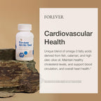 Forever Living - Arctic Sea Omega-3 - Supplement, EPA and DHA Fatty Acid Blend, Supports Heart, Brain, and Eye Health, Gluten-Free, 120 Softgels