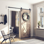 SMARTSTANDARD 6.8 FT Barn Door Hardware Kit -Fits 40" Wide Door Panel