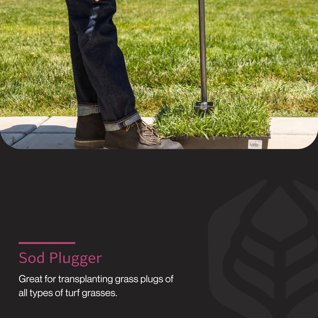 Yard Butler Sod Plugger, No-Bend Lawn Repair for Grass Plugs
