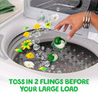 Gain Flings Laundry Detergent Pacs, 102 Count, Original Scent, with Odor Defense, concentrated laundry soap pacs