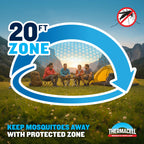 Thermacell E-ZoneGuard Adventure Rechargeable Mosquito Repeller with 20-Foot Zone of Scientifically Proven Outdoor Protection; 9-Hr Battery; 12-Hr Refill; Bug Spray Alternative; DEET-Free