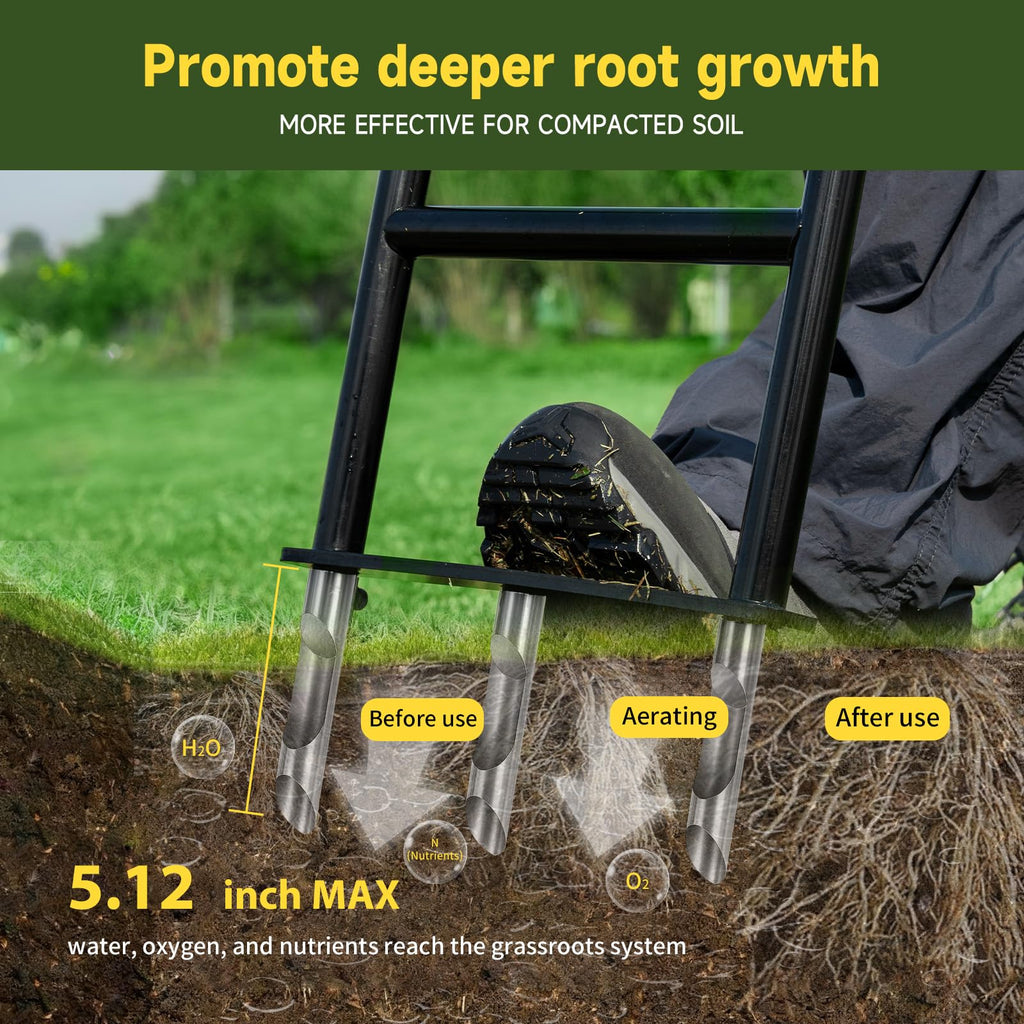Lawn Aerator Tool, Heavy Duty Core Aerator