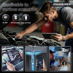 Endoscope Camera with Light, 1920P HD Bore Scope Borescope with 8 Lights, Waterproof 16.4FT Semi-Rigid Cord for Pipe Inspection, Industrial Endoscope for Phones(Dual Lens)