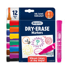 Crayola Take Note Dry Erase Markers for School (12ct) Teacher Classroom Supplies, Chisel Tip Whiteboard Markers, Must Haves