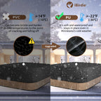 iBirdie Outdoor Waterproof Rectangular Hot Tub Cover 85 x 77 inch fit 84 x 76 or 83 x 75 or 82 x 74 SPA 600D Heavy Duty Rectangle Weatherproof Protectors Protective Cover Cap
