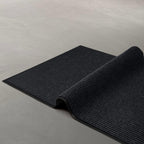 MaxMat Durable Rubber Door Mat - Heavy Duty, Indoor/Outdoor, Easy Clean, Waterproof, Low-Profile Mat for Entry, Patio, Garage - Stylish (Charcoal, 5' x 3' (Mud Trapper))