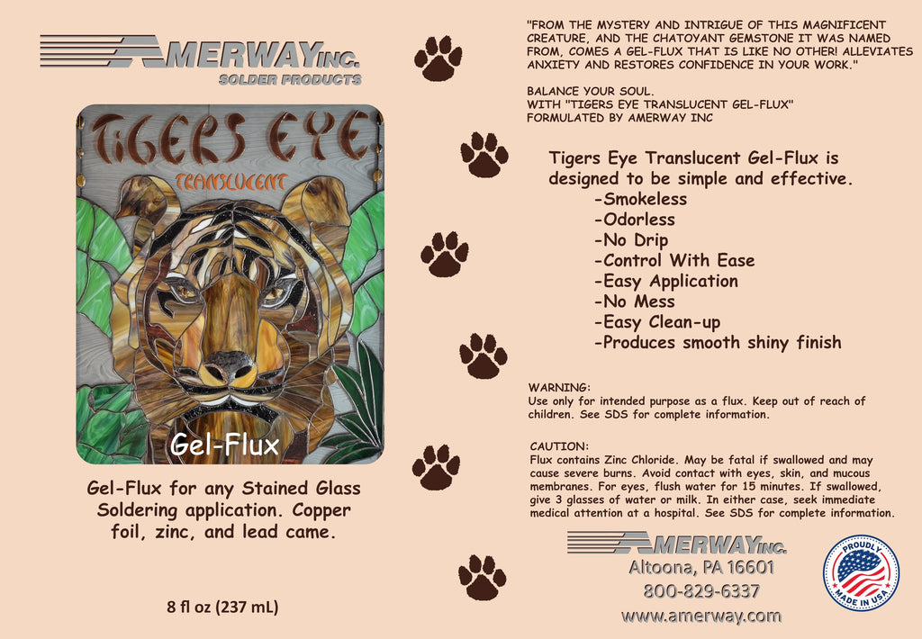 Amerway Tiger's Eye Translucent Gel Flux