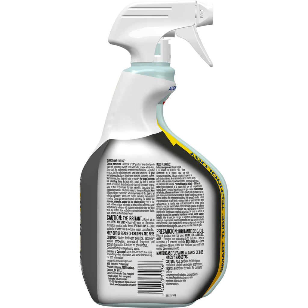 CloroxPro Urine Remover for Stains and Odors Spray, 32 Ounces (Package May Vary)