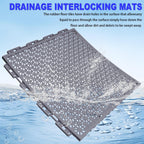 16 PCS Modular Interlocking Cushion Interlocking Floor Tiles with Hole