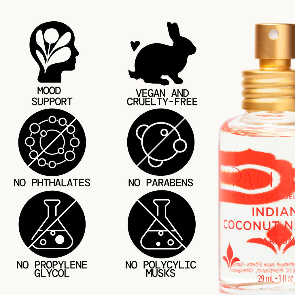 Pacifica Indian Coconut Nectar Perfume Spray ��� Tropical Vanilla & Coconut Fragrance, Layerable Beachy Perfume for Women, Clean, Non-Toxic, Vegan & Cruelty-Free Formula, All-Day Long Lasting