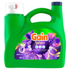 Gain Plus Liquid Laundry Detergent, Cleaner, Fresher, Now with Oxi, Moonlight Breeze Scent, 99 fl oz, 75 Loads