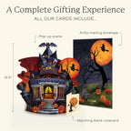 Freshcut Paper Haunted House 15" Life-Sized 3D Pop Up Card