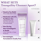 DERMAdoctor Tranquility Cleanser Dermatologist Formulated 2% Pyrithione Zinc for face body & Scalp - 7.10 oz